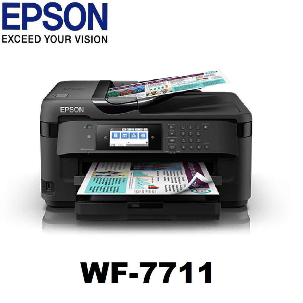 Epson Workforce Wf 7711 A3 Wi Fi Duplex All In One Inkjet Printer 0573