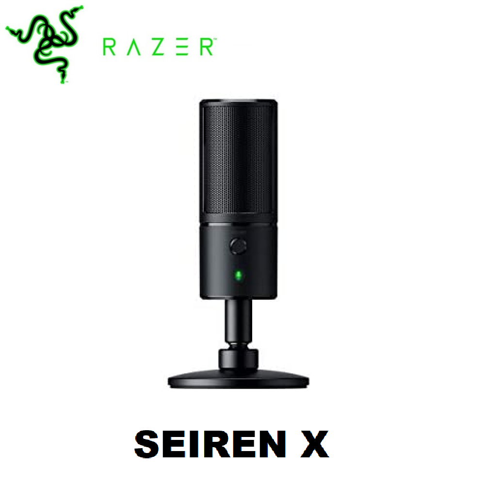 お金を節約-コンデンサーマイク Razer Seiren X ポップガード付•