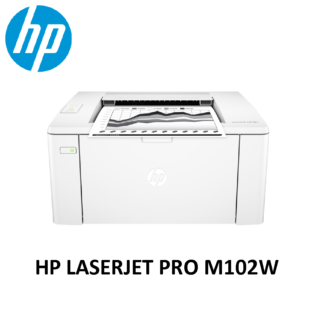 Hp Laserjet Pro M102w Wireless Monochrome Laser Printer Print Only 1278