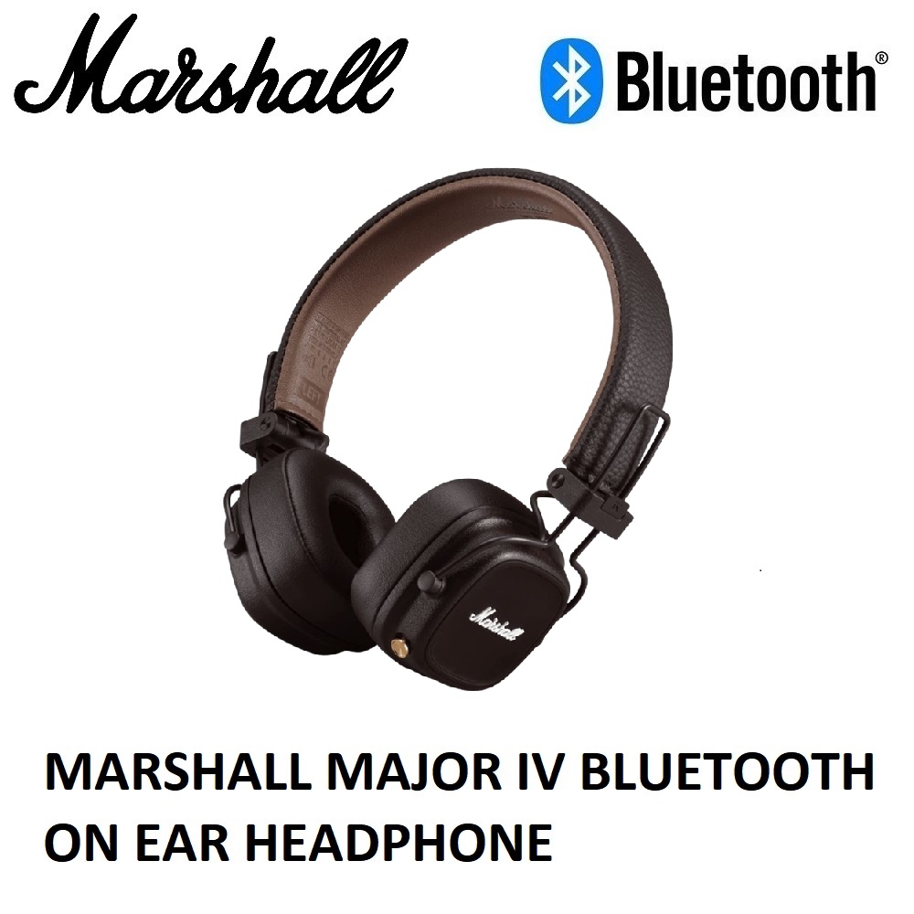 Marshall - Major IV Bluetooth Headphone with wireless charging - Black